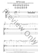 All for Love Guitar and Fretted sheet music cover